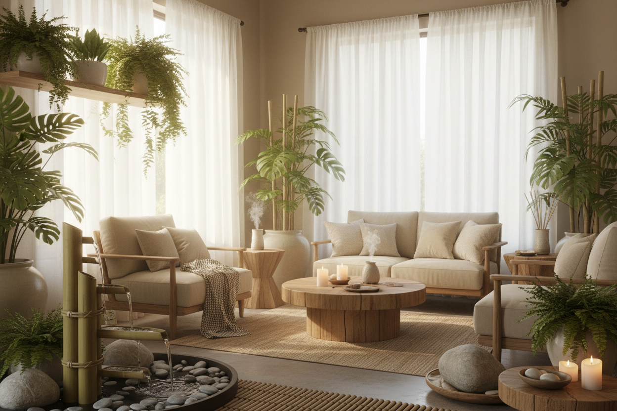 oasis de bien-être en intérieur